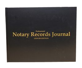 Journal of Notarial Events w/Thumbprint Pad Hard 